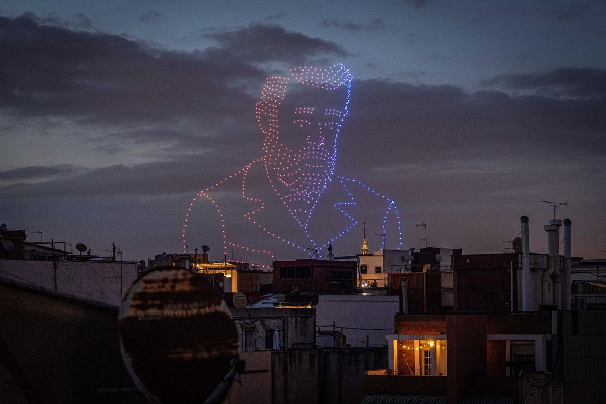 Papa León XIV bendice la torre de Jesús bajo una lluvia de luces en la Sagrada Família