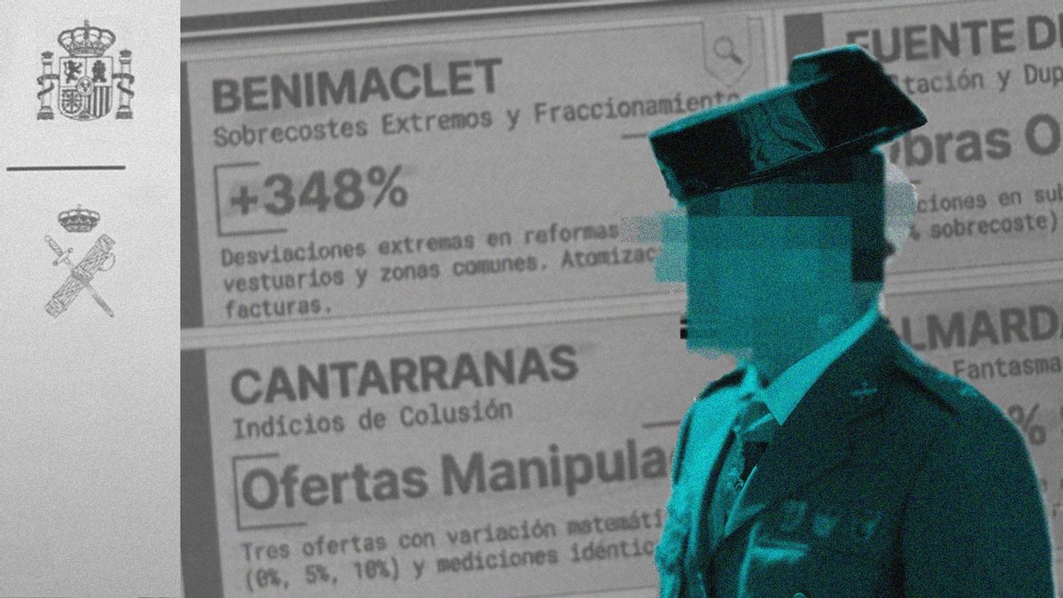 Corrupción del teniente coronel de la Guardia Civil: desvío de fondos públicos en obras de cuarteles