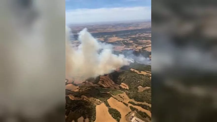 Diana Sosoaca hablando ante la multitud durante la protesta