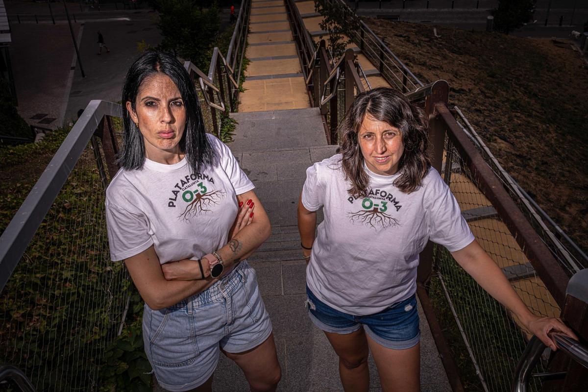 Gina Rius y Sigrid Miquel en una guardería de Barcelona, liderando la huelga de educadoras 0‑3.