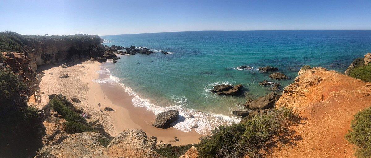 Chalet de Lucas González en la urbanización Roche con vista al mar y piscina privada