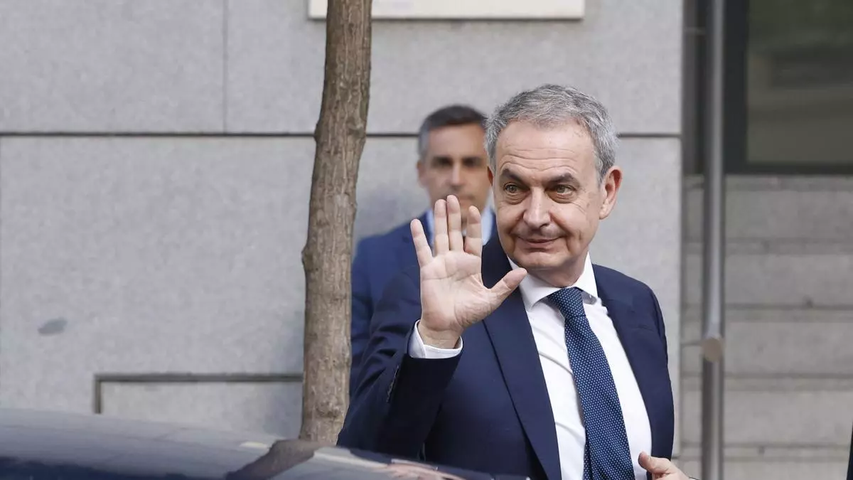 Captura de pantalla de la página de TVyMAS que muestra el título 'CASO ZAPATERO' en la sección Economía