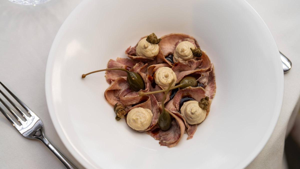 Plato de cacio e pepe en Bottega Bernacca, Barcelona